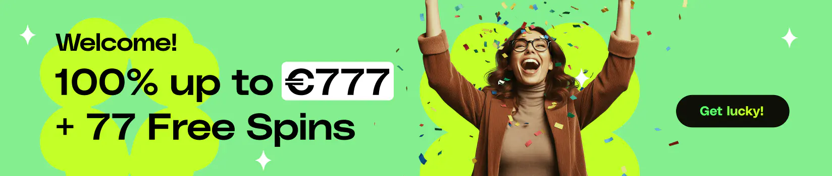 Lucky Pays welkomstbonus - Registreer nu